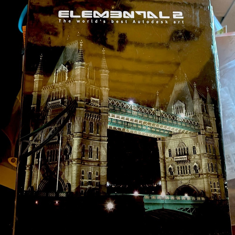 ELEMENTAL 2: The World's Best Autodesk Art coffe table book
